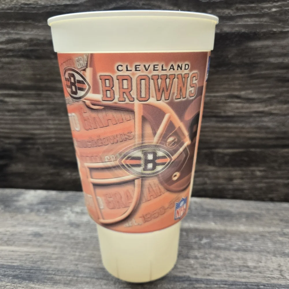 Vintage Otto Graham Cleveland Browns Souvenir Cup‎ Game Day Nfl Football